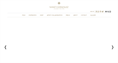 Desktop Screenshot of nancygonzalez.com
