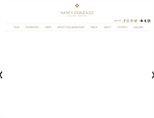 Tablet Screenshot of nancygonzalez.com